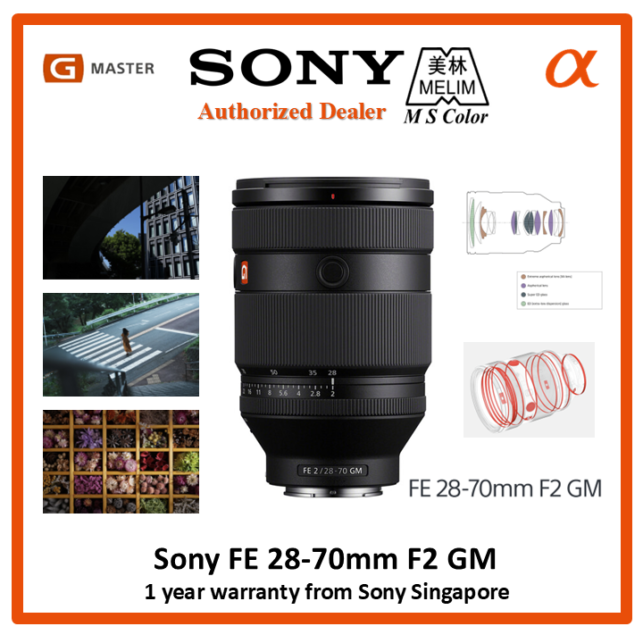 [READY STOCK] Sony FE 28-70mm F2 G Master™ standard zoom lens (SEL2870GM)