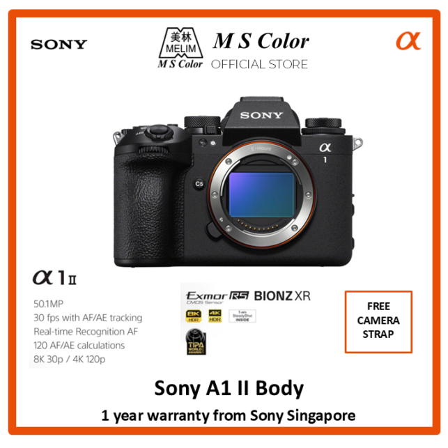 [READY STOCK | 1 YEAR WARRANTY] Sony Alpha 1 II | A fusion of superb resolution, speed and AI