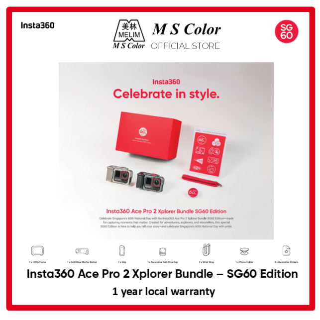 [NEW LAUNCH | READY STOCK] Insta360 Ace Pro 2 Xplorer Bundle - SG60 Edition