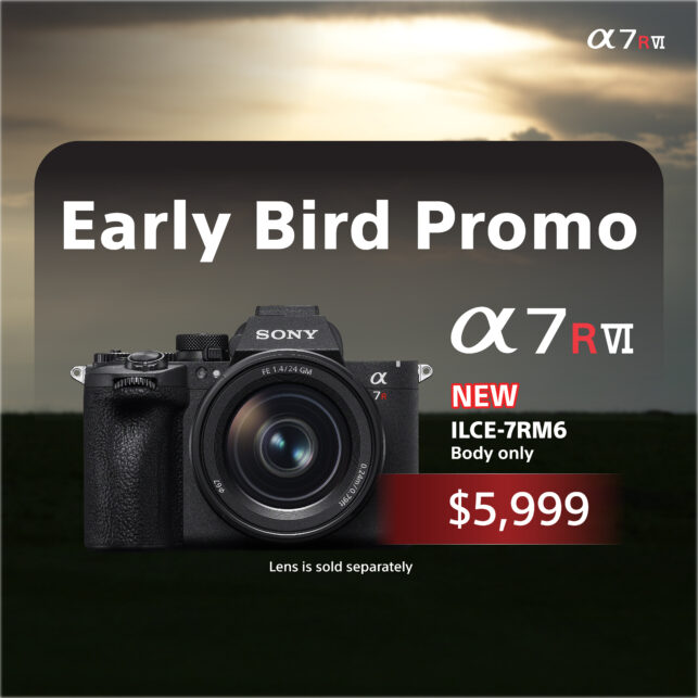 [PRE-ORDER] Sony Alpha A7R VI Mark 6 Full Frame Mirrorless Camera | ILCE-7RM6 Body